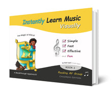 Load image into Gallery viewer, <span>Book 2. Reading AF Group</span>Instantly Learn Music Visually<span>The Magic of Africa</span>