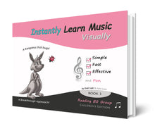 Load image into Gallery viewer, <span>Book 3. Reading BG Group</span>Instantly Learn Music Visually<span>A Kangroo That Bugs</span>